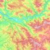 Seoni topographic map, elevation, terrain