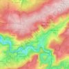 La Gleize topographic map, elevation, terrain