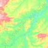 Ponte Branca topographic map, elevation, terrain