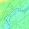 Warneton topographic map, elevation, terrain