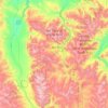 Lee Metcalf Wilderness Area topographic map, elevation, terrain