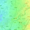 Yizhu Township topographic map, elevation, terrain