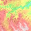 Villarluengo topographic map, elevation, terrain