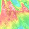 São Bento topographic map, elevation, terrain