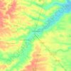 Chorozinho topographic map, elevation, terrain