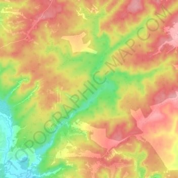 Талинка topographic map, elevation, terrain