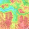 Chasteaux topographic map, elevation, terrain