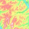Town of Howard topographic map, elevation, terrain