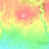 Mount Mercer topographic map, elevation, terrain