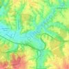 Zebrzydowice topographic map, elevation, terrain