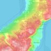 South Scots Bay topographic map, elevation, terrain