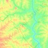 Noumbiel topographic map, elevation, terrain