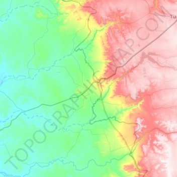 São João da Fronteira topographic map, elevation, terrain