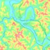 Jackson topographic map, elevation, terrain