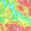 Bridgeville topographic map, elevation, terrain