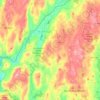 New Braintree topographic map, elevation, terrain