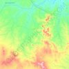 Guajeru topographic map, elevation, terrain