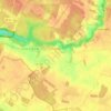 Orphin topographic map, elevation, terrain