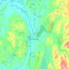 Poultney topographic map, elevation, terrain