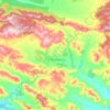 Los Cortijos topographic map, elevation, terrain