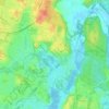 Mellunmäki topographic map, elevation, terrain