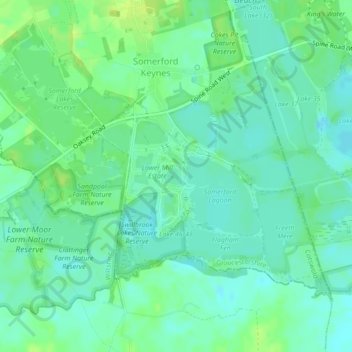 Clearwater topographic map elevation - Thumbnail 