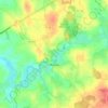 Moulins topographic map, elevation, terrain