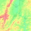 Boucle du Mouhoun topographic map, elevation, terrain