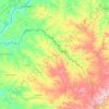 Rio Quaraí topographic map, elevation, terrain