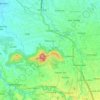 Kemang topographic map, elevation, terrain