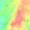 Locust topographic map, elevation, terrain