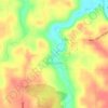 Stinesville topographic map, elevation, terrain