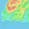 Chame-Chame topographic map, elevation, terrain