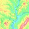 Barnet topographic map, elevation, terrain