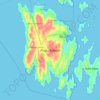 Pulau Siantan topographic map, elevation, terrain