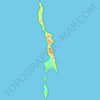Tillanchong Island topographic map, elevation, terrain