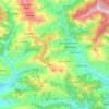 Besishahar topographic map, elevation, terrain