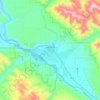 Swan Valley topographic map, elevation, terrain