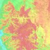 Narayanpur topographic map, elevation, terrain