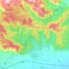 Domusnovas topographic map, elevation, terrain
