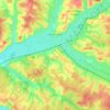 Cercy-la-Tour topographic map, elevation, terrain