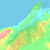 Sidi Mechreg topographic map, elevation, terrain