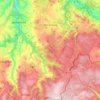 Marienberg topographic map, elevation, terrain