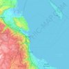 Gdynia topographic map, elevation, terrain