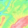里仁镇 topographic map, elevation, terrain