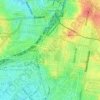 Redfern topographic map, elevation, terrain