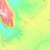 Ibititá topographic map, elevation, terrain