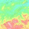 Morrinhos topographic map, elevation, terrain
