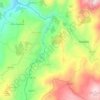Gouviães e Ucanha topographic map, elevation, terrain