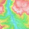 Pfarrwerfen topographic map, elevation, terrain